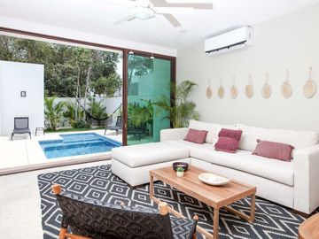 Estilo de vida exterior, 2 terrazas, alberca privada, acabados de lujo, cuarto i