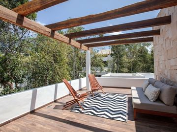 Estilo de vida exterior, 2 terrazas, alberca privada, acabados de lujo, cuarto i