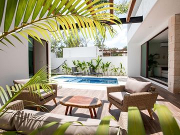 Estilo de vida exterior, 2 terrazas, alberca privada, acabados de lujo, cuarto i