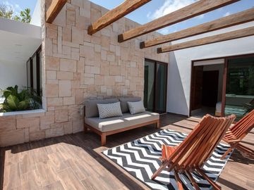 Estilo de vida exterior, 2 terrazas, alberca privada, acabados de lujo, cuarto i