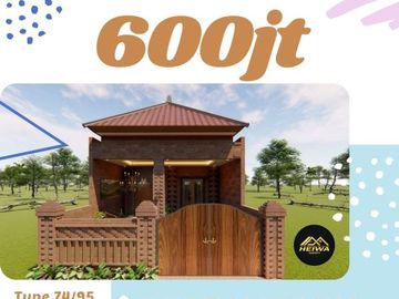 600jutaan Sudah Dapat Rumah Klasik Di Depan Candi Prambanan.