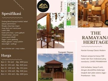 600jutaan Sudah Dapat Rumah Klasik Di Depan Candi Prambanan.