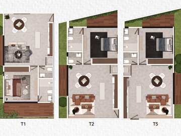 Departamento en venta  Mérida Yucatán, Táabal Temozón Norte