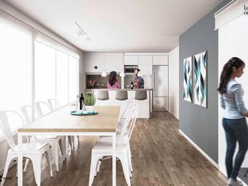 Venta apartamento a estrenar de 1 dormitorio con terraza en La Blanqueada, Montevideo