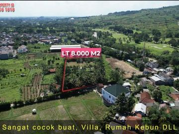 TANAH PERUMAHAN - HAMBALANG SENTUL BOGOR - LT 8000 m2
