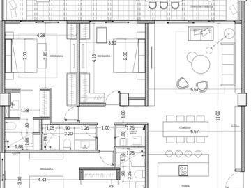 Departamento en Venta en Mérida, Arthouse, Altabrisa ( 3 Rec)