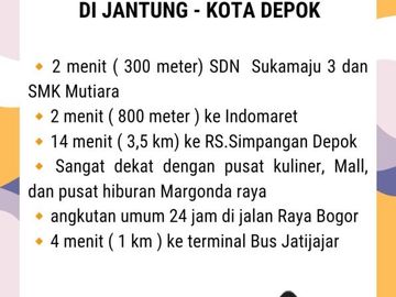 RN Rumah Baru 1 dan 2 Lantai Dalam Cluster Jatijajar