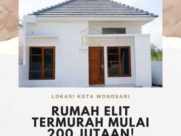 RUMAH ELIT TERMURAH MULAI 200 JUTAAN DI WONOSARI !