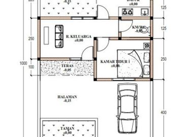 Unit Minimalis Dengan Taman Dan Carport Mulai 210 Jt