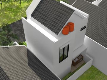 Rumah scandinavia 2 lantai free biaya biaya cukup 3 juta all in,lokasi strategis
