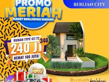 ON SALE! BERLIAN CITY, Hanya disini Proyek Baru Konsep Bangunan Modern