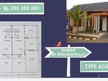 Rumah/Kavling Dekat SMAIT As-Syifa BOARDING SCHOOL Jalan Cagak