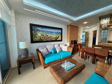 VENDO HERMOSO DEPARTAMENTO FULL AMOBLADO EN TONSUPA EXCELENTE VISTA