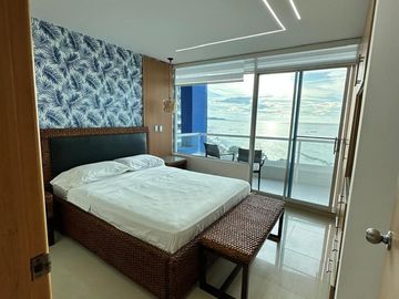 VENDO HERMOSO DEPARTAMENTO FULL AMOBLADO EN TONSUPA EXCELENTE VISTA