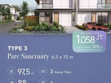 Rumah Dijual di Cendana Parc Lippo Karawaci