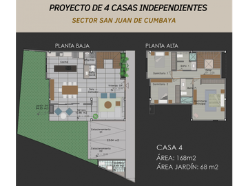 CASA EN VENTA EN CONJUNTO EN SAN JUAN DE CUMBAYA (CB)