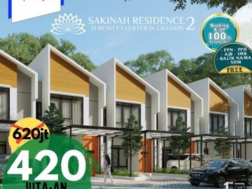Rumah Tingkat Cluster Syariah Dekat Jalan Raya Lingkar Selatan Cilegon