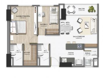 Venta Apartamento - ATLNTICA - Ciudad Fabricato - Bello, Antioquia
