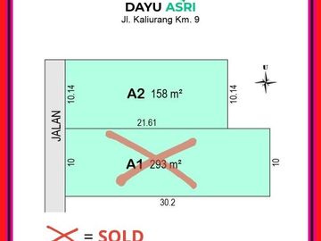 JAKAL KM 8, TANAH DAYU ASRI BISA CICIL 12X