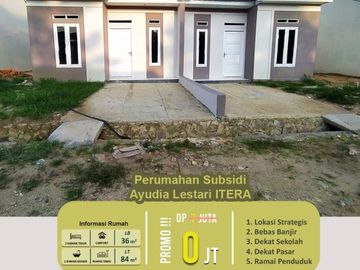 Rumah tanpa Dp dekat Itera promo ahir tahun