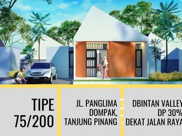 Rumah Inden Cepat di Tengah Kota Tanjung Pinang Bisa Inhouse