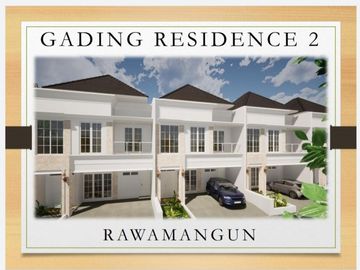Rumah baru dekat tol golf Rawamangun Jakarta Timur