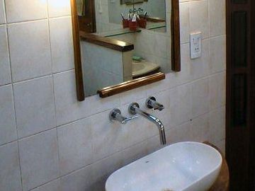 Chalet de ladrillo visto.