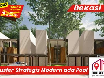 Cluster Strategis Pinggir Jl Ry ada Pool Bt Merah Kodau Jatiwarna Bekasi