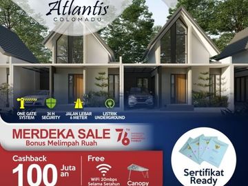 ( Rumah di Gedongan ) Rumah Mewah 1 Lantai