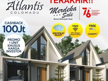 ( Rumah di Gedongan ) Rumah Mewah 1 Lantai
