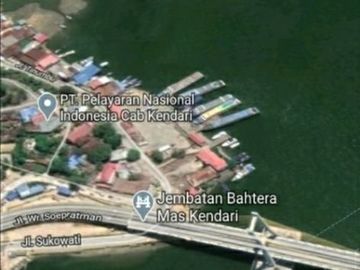 Tanah abeli strategis dekat pelabuhan bungkutoko dan terminal konteiner pelindo 4 kota kendari
