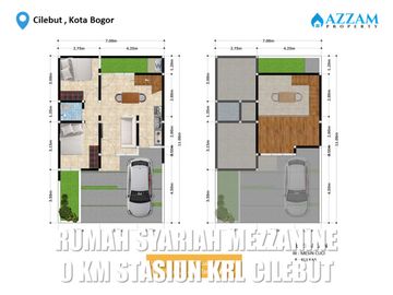 RUMAH LOKASI STRATEGIS DEKAT STASIUN KRL CILEBUT