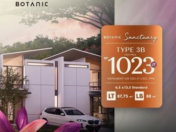 Rumah Murah Modern Keren di Cendana Botanic Lippo Karawaci