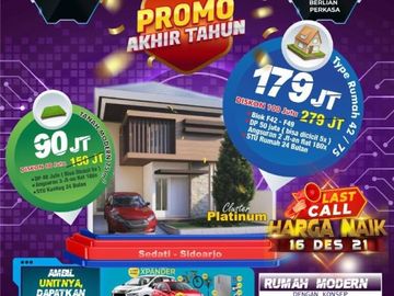 Rumah Dijual Murah Sidoarjo - ON SALE! Diamond City Juanda, Segera Miliki Rumah Strategis dan Harga Terjangkau