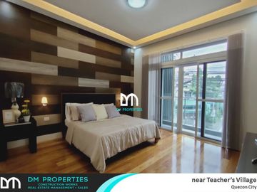 For Sale: 3-Storey Modern Townhouse near Teacher's Village, Quezon City