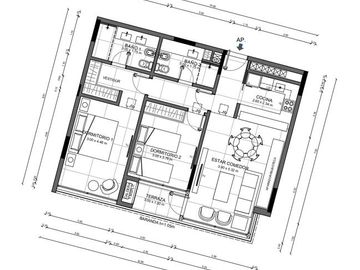 Apartamento frente al Parque de Villa Biarritz y a metros de la Rambla de Punta Carretas- Villa Biarritz