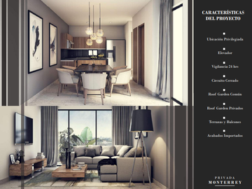 COMPRA DEPARTAMETO PRIVADA  MONTERREY COL. ROMA. ESCRITURACIÓN
