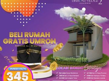 Harga Promo, Call 0821-3993----- Perumahan Buduran Sidoarjo 345 Juta Diamond Village Juanda 2