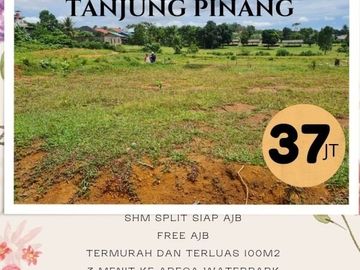 Sangat Strategis Tanah Kavling Tanjung Pinang 100m Hanya 30 Juta