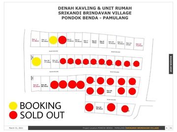Rumah siap huni di pondok benda pamulang