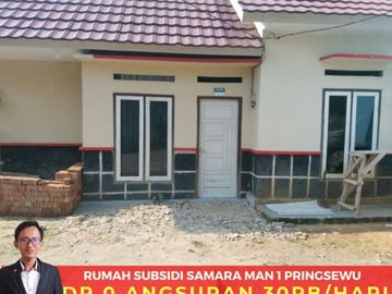 Rumah subsidi pringsewu di belakang MAN Pringsewu