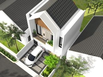 Rumah 2 Lantai Harga 1 Lantai Hanya 3 Juta All in Di Cilodong Depok