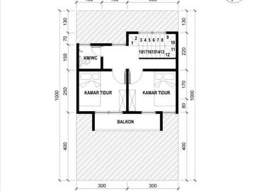 Rumah 2 Lantai Harga 1 Lantai Hanya 3 Juta All in Di Cilodong Depok