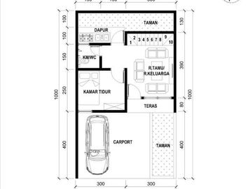 Rumah 2 Lantai Harga 1 Lantai Hanya 3 Juta All in Di Cilodong Depok
