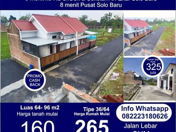 rumah solo baru tanah solo baru kavling baki rumah baki tanah baki sukoharjo