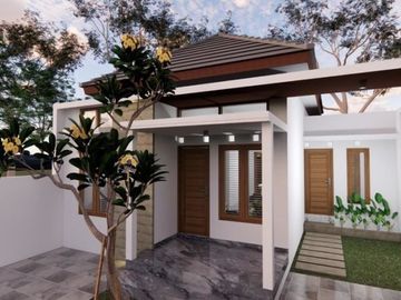 RUMAH MURAH SIAP BANGUN, TANAH LUAS DI BERBAH DEKAT AAU