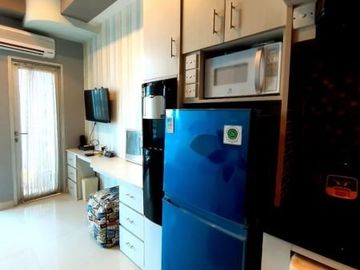 SEWA Apartemen Capitol Park Residence Salemba mingguan/bulanan STUDIO Furnish tinggal bawa koper Hook dekat lift