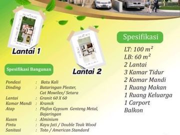 RUMAH BARU 3 KT DEKAT MERCUBUANA BANTUL YOGYAKARTA