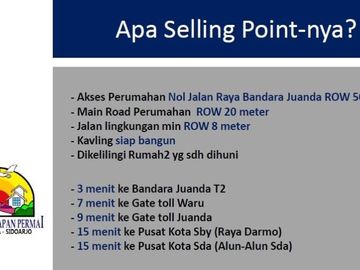 Bagus, Juanda Harapan Permai, 2 Lantai, Dekat Bandara, Sidoarjo | Br245 B