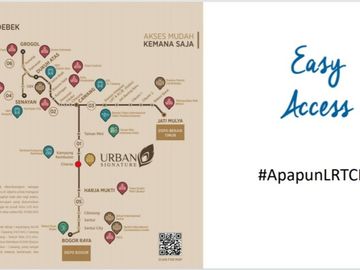 Jual Apartemen LRT City Urban Signature 2 BR Ciracas